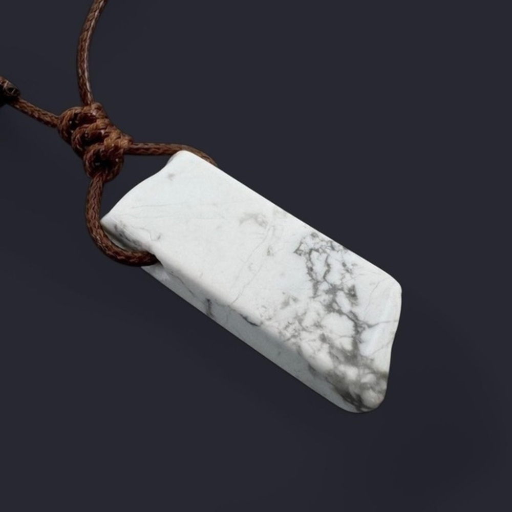 Magnesite Stone Pendant Necklace